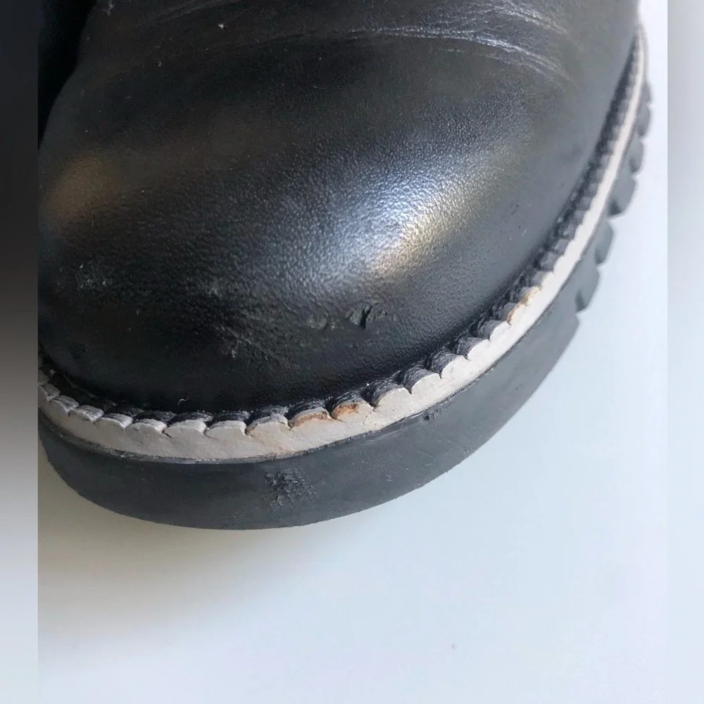 Cole Haan Zerogrand Men's Causal Waterproof Black Leather Hiker Boot US 8.5